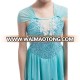 Adult Girls Lyrical Dance Light Blue Sequin Mesh Ballet Dress Contemporary Dance Costumes 16033